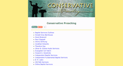 Desktop Screenshot of conservativepreaching.com