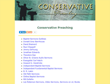 Tablet Screenshot of conservativepreaching.com